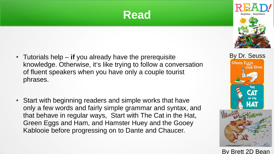 Read - Start At The Beginning Read - Start At The Beginning